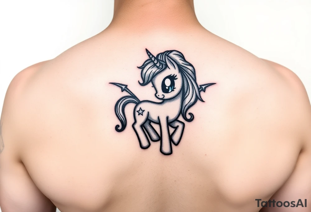 Demonic my little pony tattoo idea