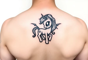 Demonic my little pony tattoo idea