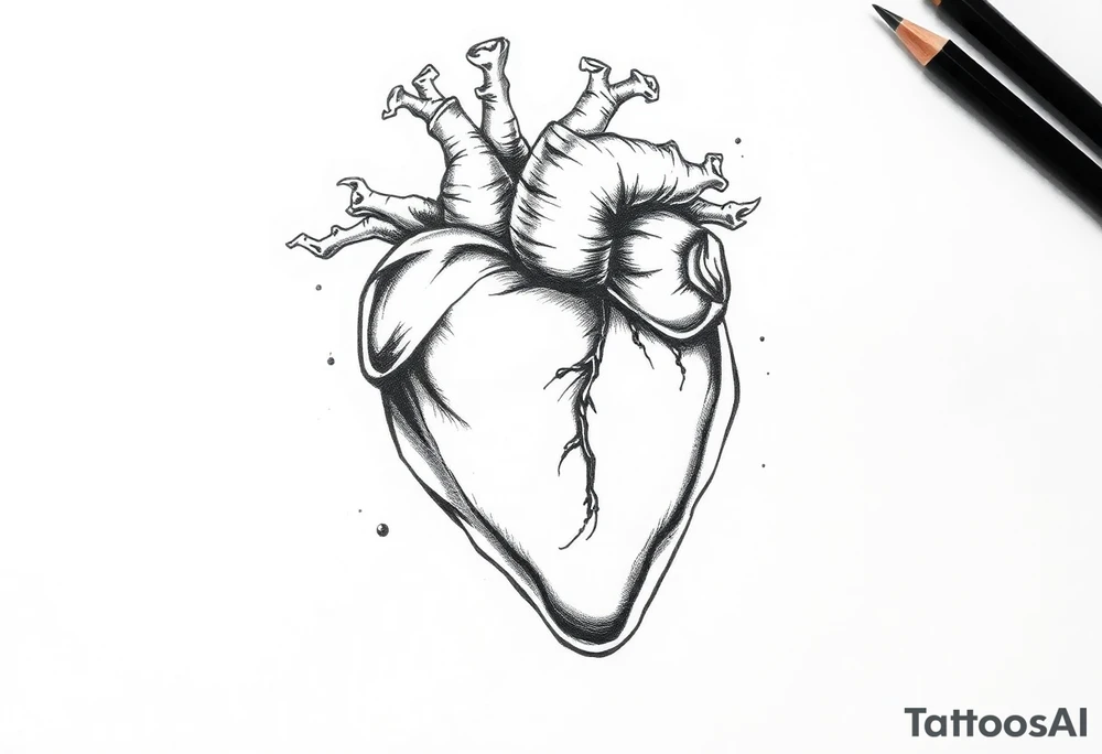 Heart hurts tattoo idea