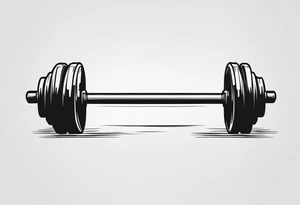 A barbell tattoo idea