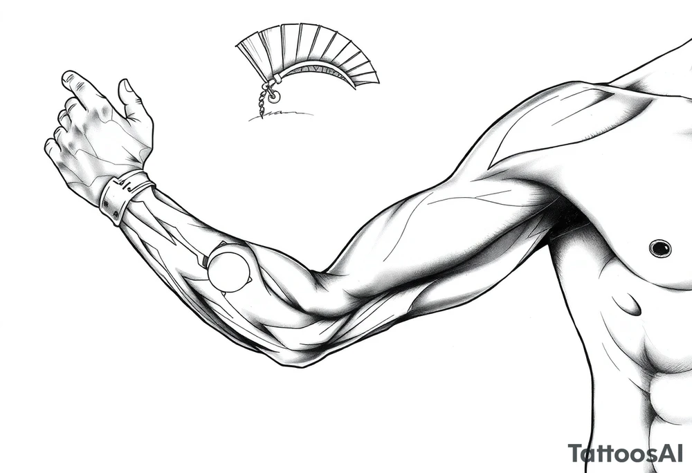 Roman gladiator tattoo idea