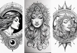 Sun in Pisces , Aquarius moon and Leo rising tattoo idea
