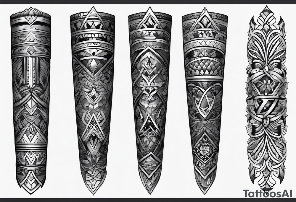forearm masculine narrow band tattoo with rope tattoo idea