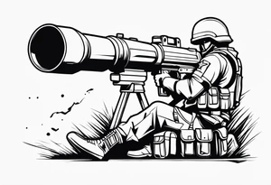 bazooka soldier tattoo idea