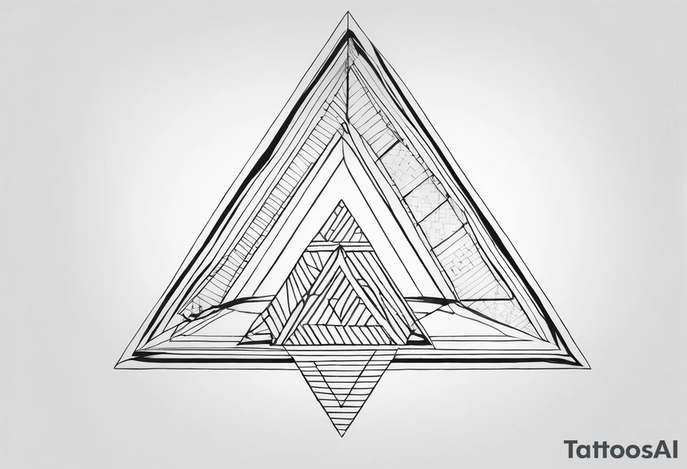 arara with small details, triangle and square forms tattoo idea arara with small details, triangle and square forms tattoo idea