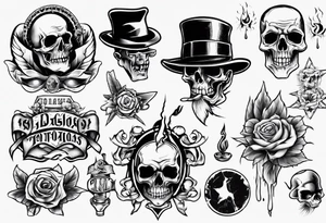 oldschool gangster tattoo idea