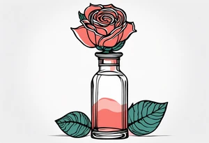 Rose 
Meer 
Flasche 
Dornen 
Seil
Kerze tattoo idea