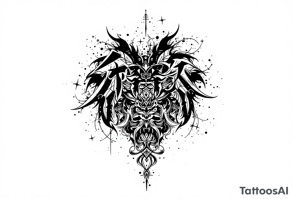 dream japanese font tattoo idea