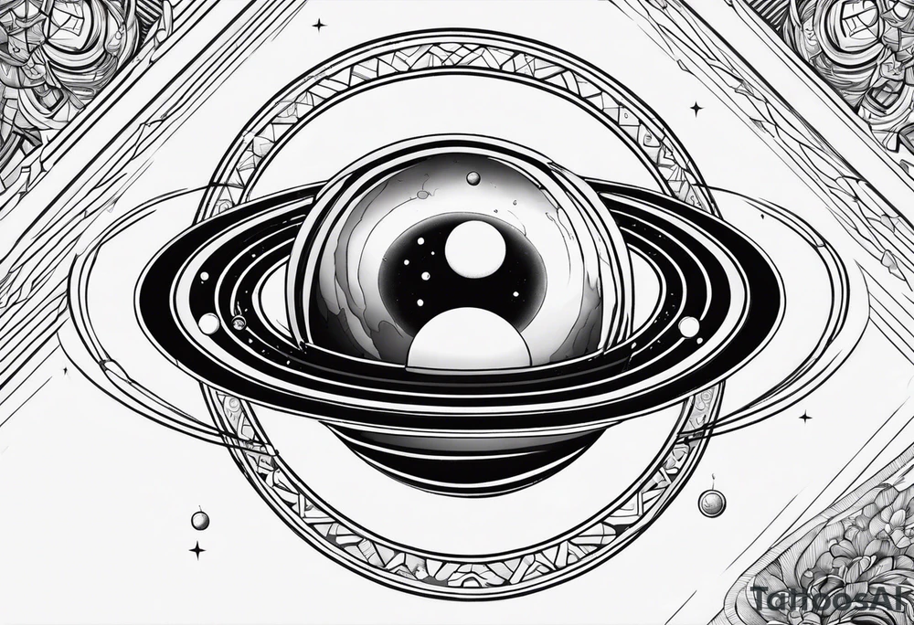 Saturno lindo tattoo idea