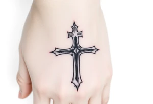 Cross roads tattoo idea