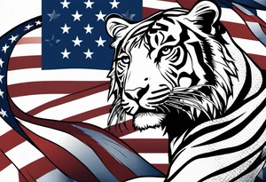 Michelangelo, U.S. flag, U.S. Air Force, tiger tattoo idea