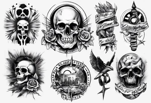 sunset strip tattoo idea