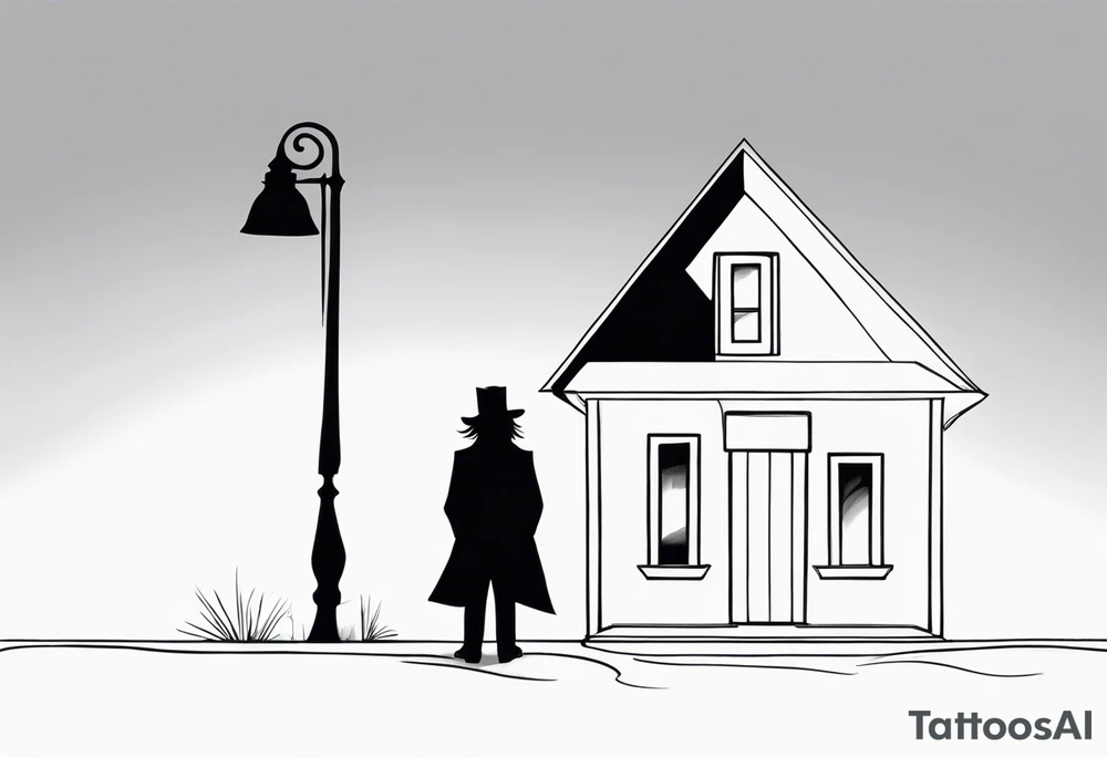 the babadook shadow tattoo idea