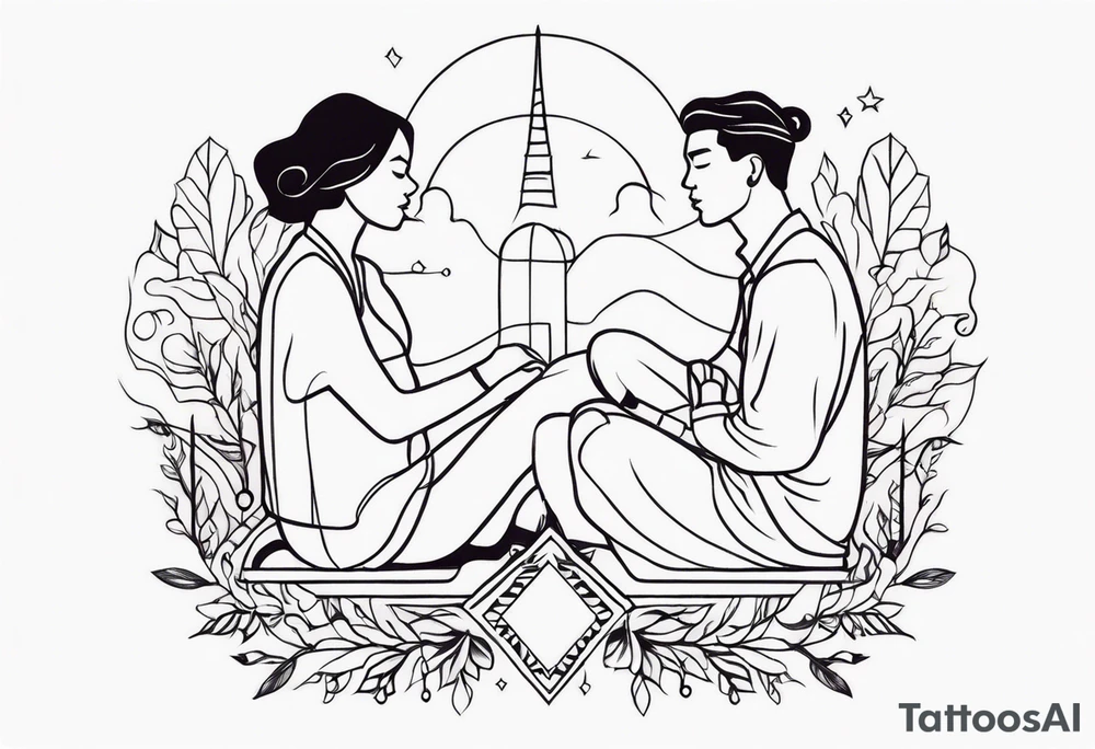 two people fucking tattoo idea