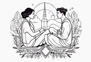 two people fucking tattoo idea