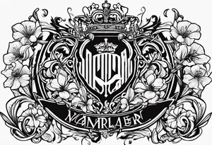 Combine YNWA with a sweet pea with Scottish Clan MacLaren tartin tattoo idea