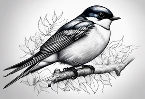 Swallow tattoo idea