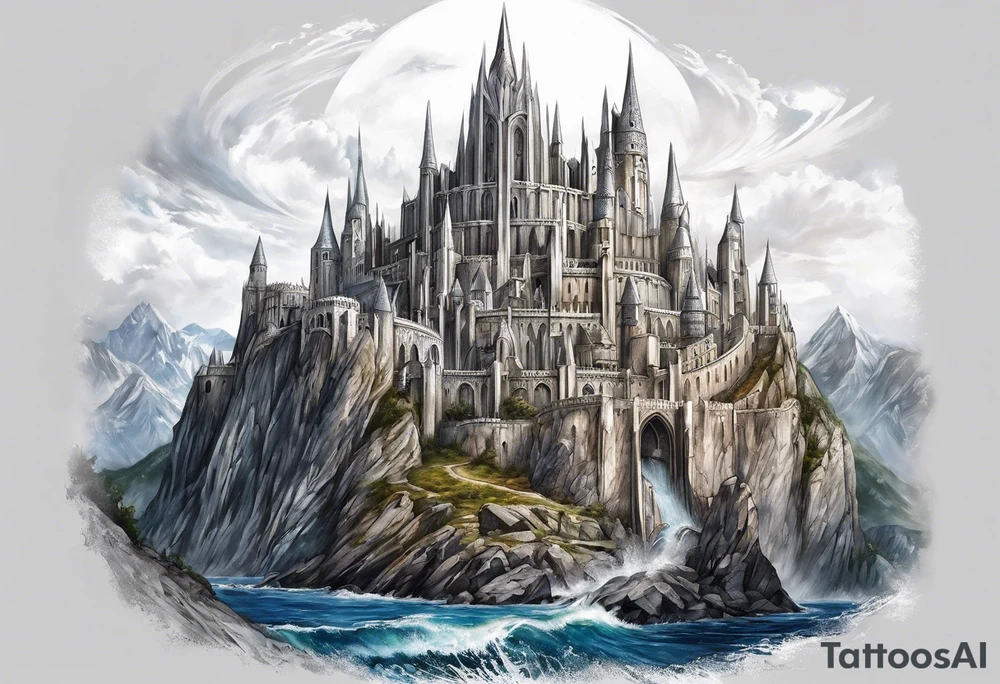 Minas tirith tattoo idea