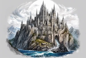 Minas tirith tattoo idea