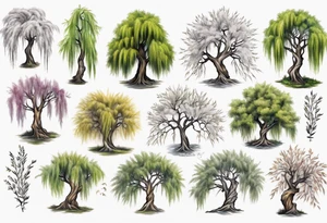 A willow tree tattoo idea