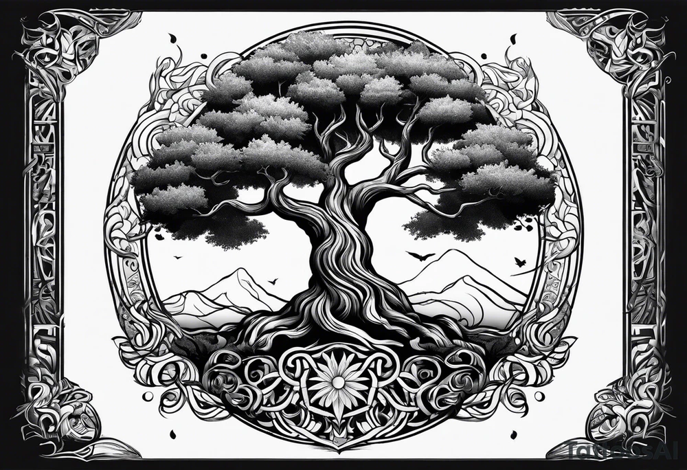 Yggdrasil tattoo idea