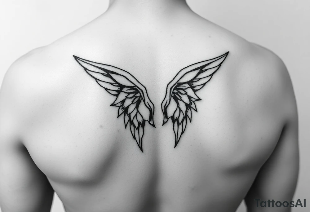 Два маленьких сокола вместе tattoo idea