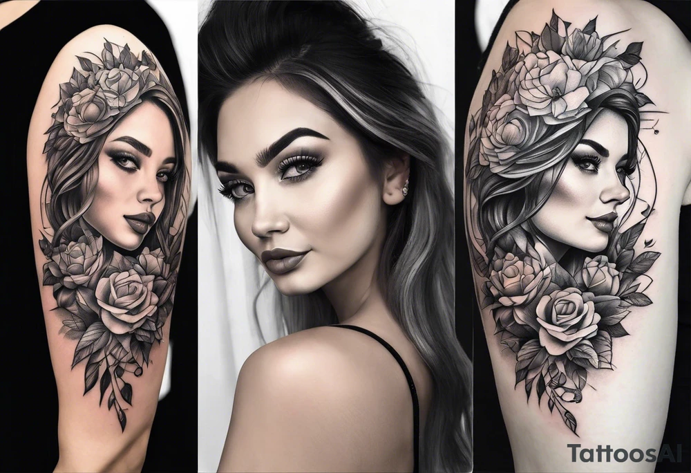 Mom daughter tattoo idea