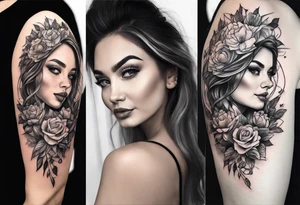 Mom daughter tattoo idea