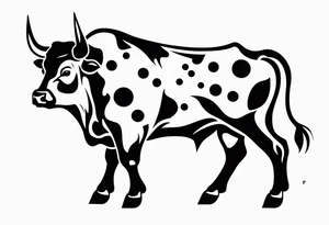 wallstreet bull with balls tattoo idea