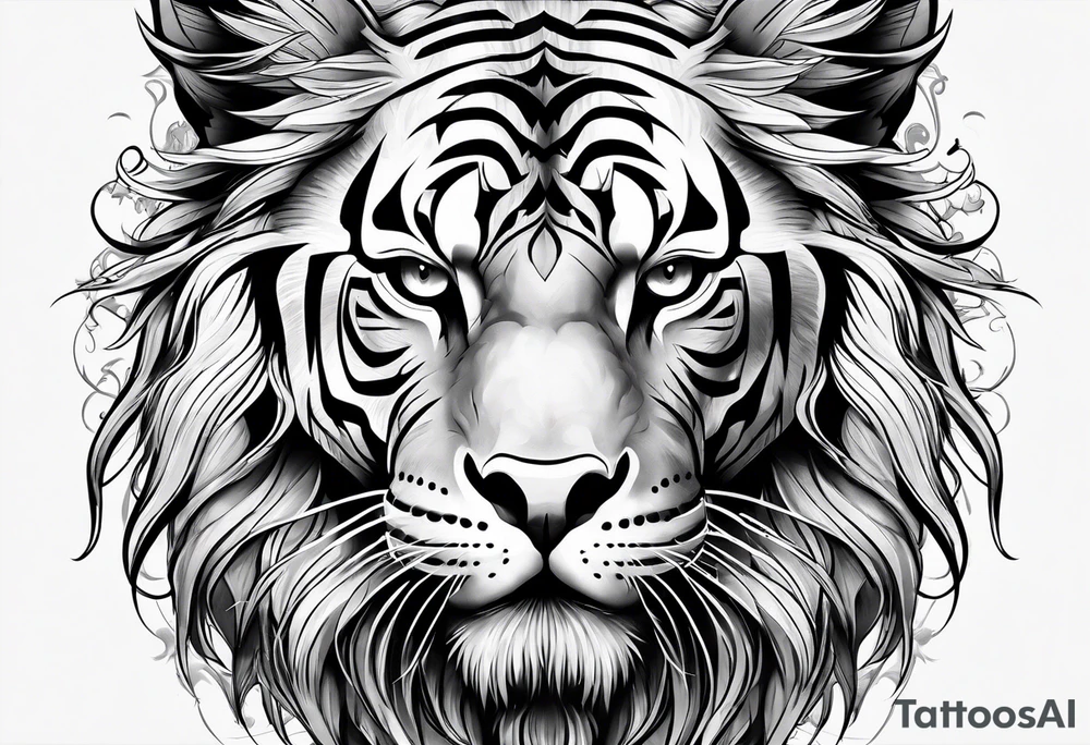 тигр tattoo idea