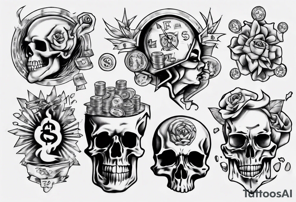 money on my mind tattoo idea
