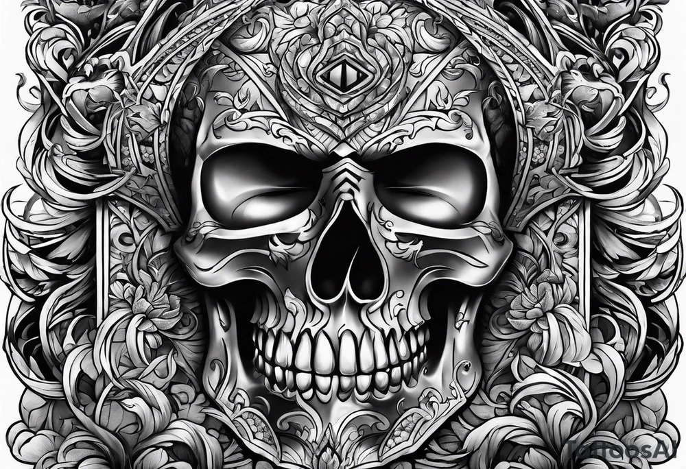 hard way to get money tattoo idea