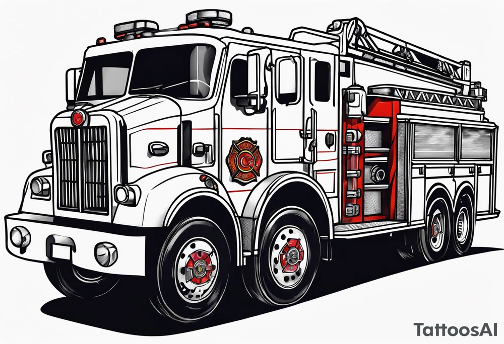 fire engine tattoo idea