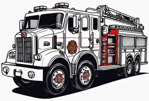fire engine tattoo idea