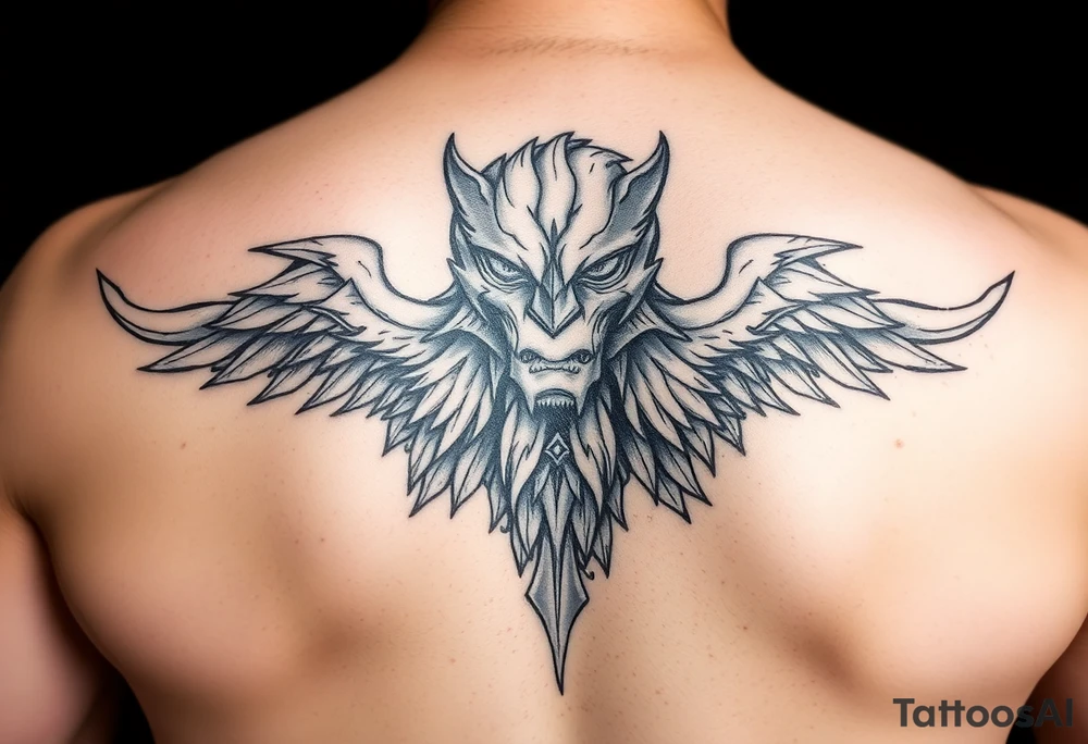 Strong protector tattoo idea