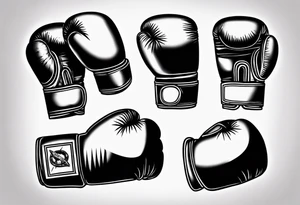 boxing gloves, Brooklyn tattoo idea