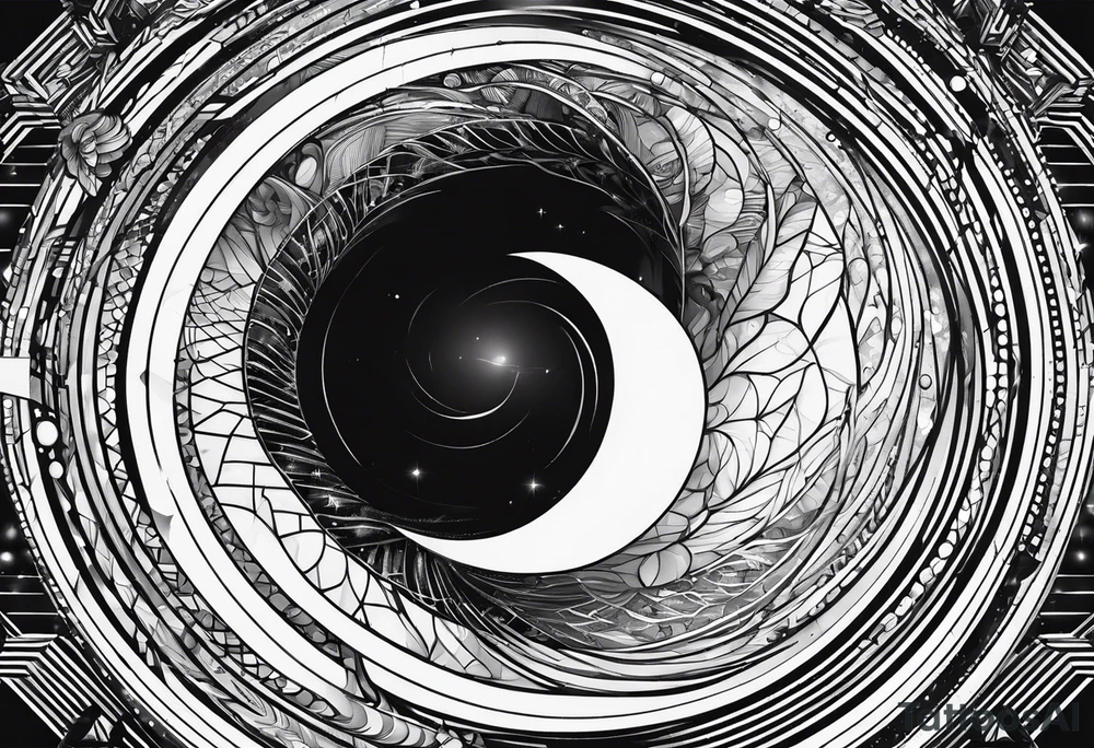 wormhole scheme tattoo idea