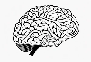 brain having trama tattoo idea