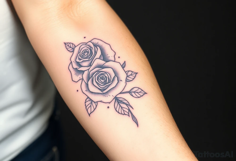 Roses tattoo idea