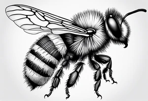 bumble bee tattoo idea