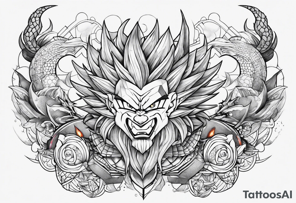 dragonball z tattoo idea