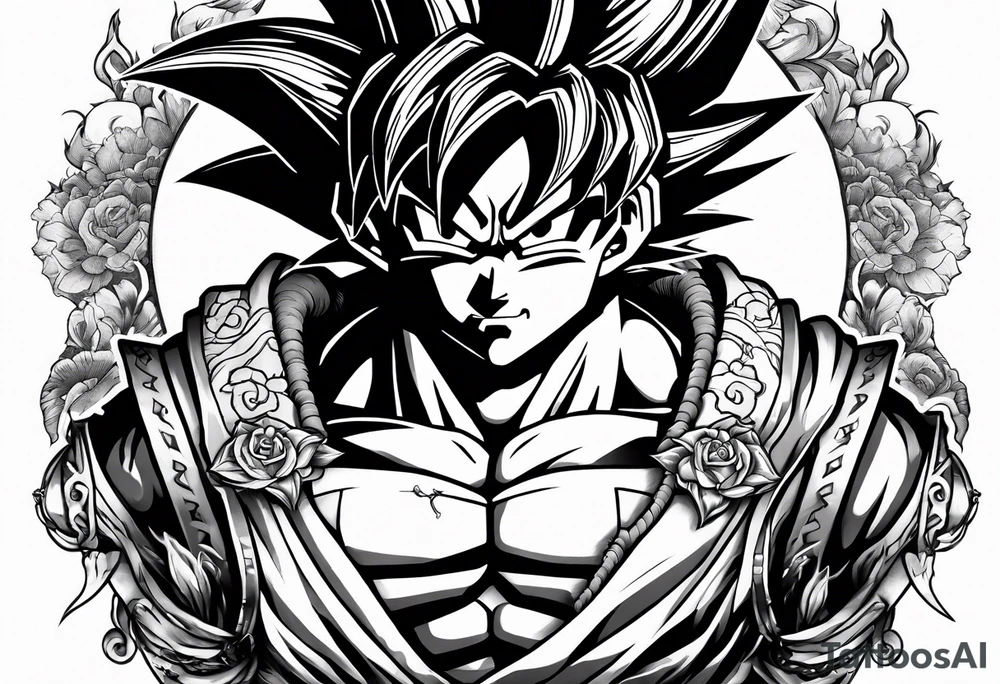 Son Goku death tattoo idea