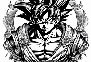 Son Goku death tattoo idea