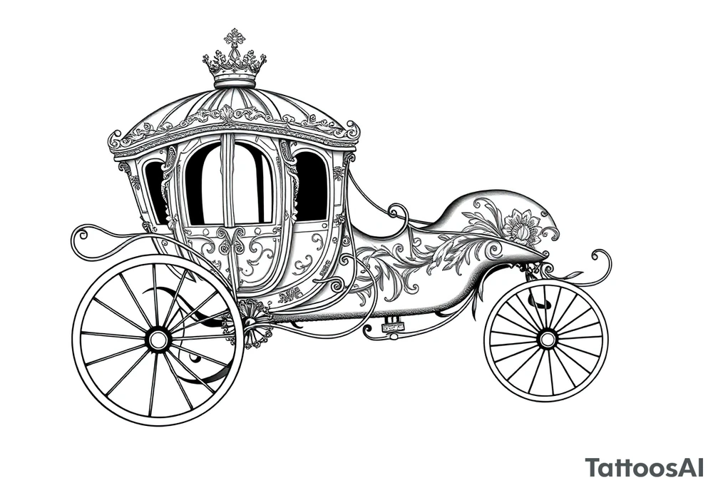 royal carriage tattoo idea