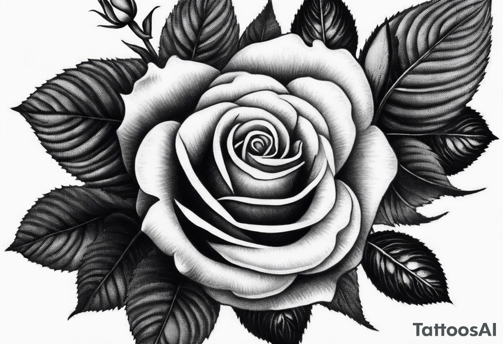 Bullet with rose tattoo idea
