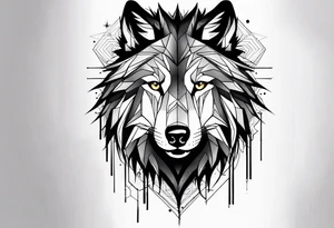 TATUAJE DE LOBO EN EL PECHO
ALGO MAS VIOLENTO tattoo idea