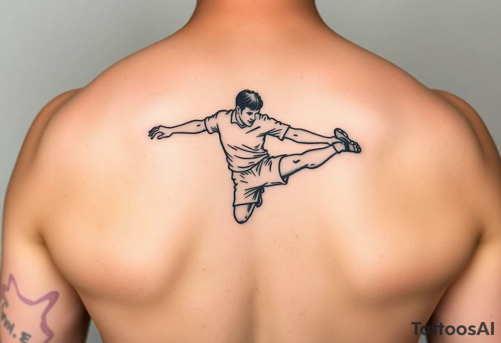 Eric Cantona's iconic kick. tattoo idea