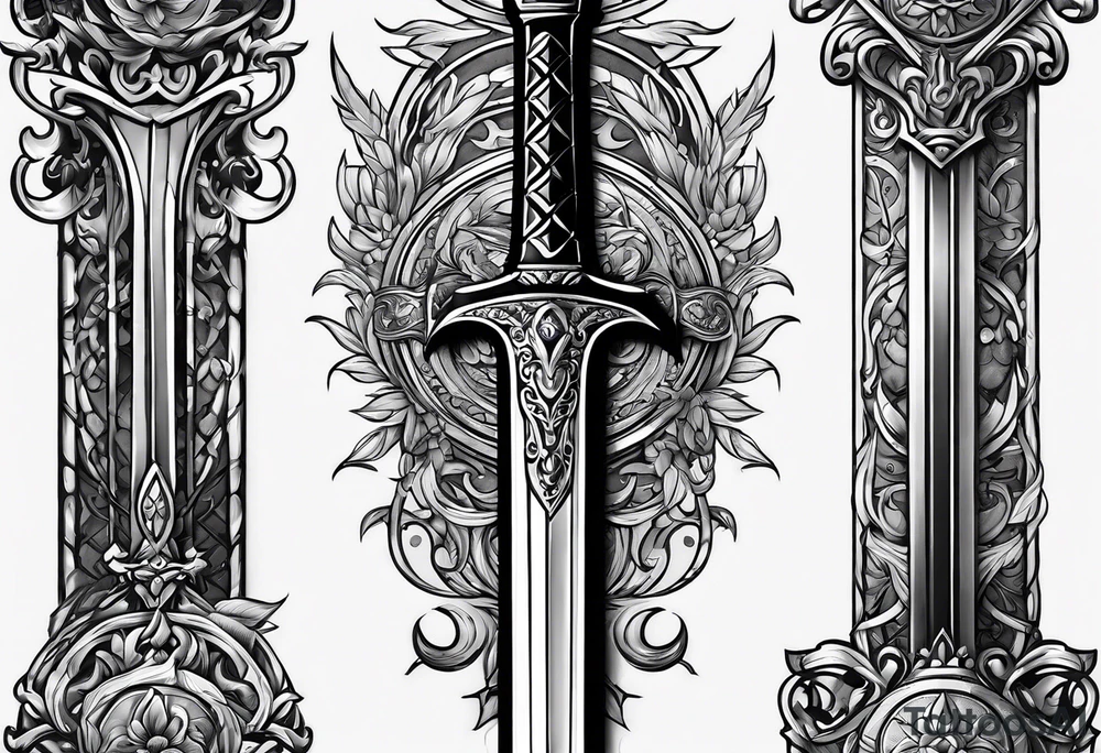 Viego's sword tattoo idea