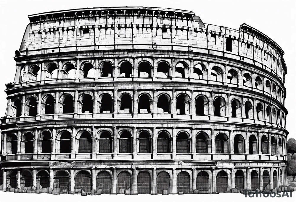 colluseum tattoo idea