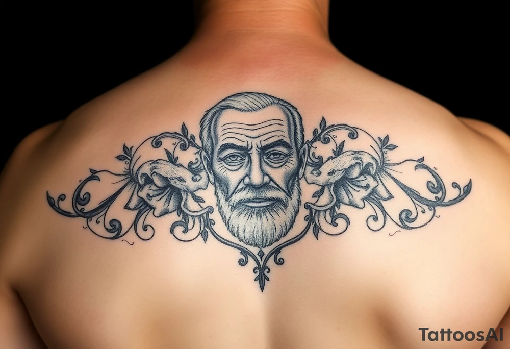 Memorial tattoo for passed away grandpa tattoo idea